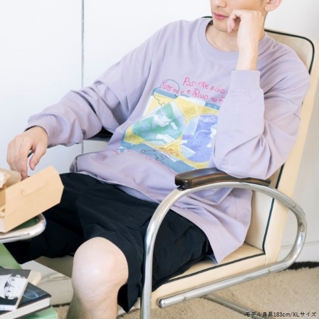 5.6oz ビッグシルエット長袖Tシャツ