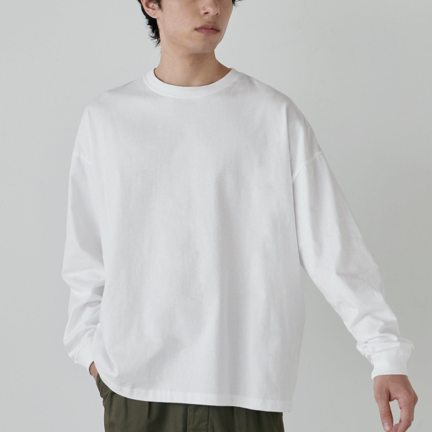 5.6oz ビッグシルエット長袖Tシャツ