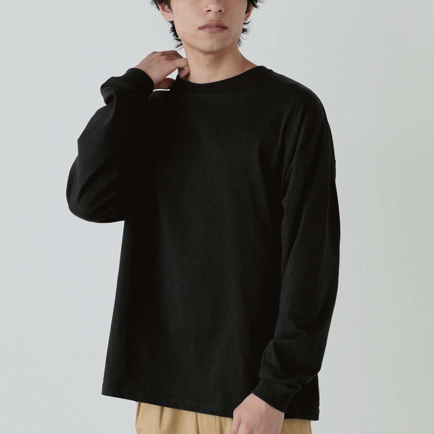 5.6oz ビッグシルエット長袖Tシャツ