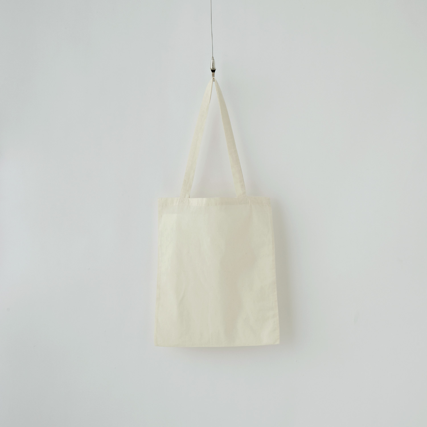 4oz 薄手コットンショルダートートバッグ
