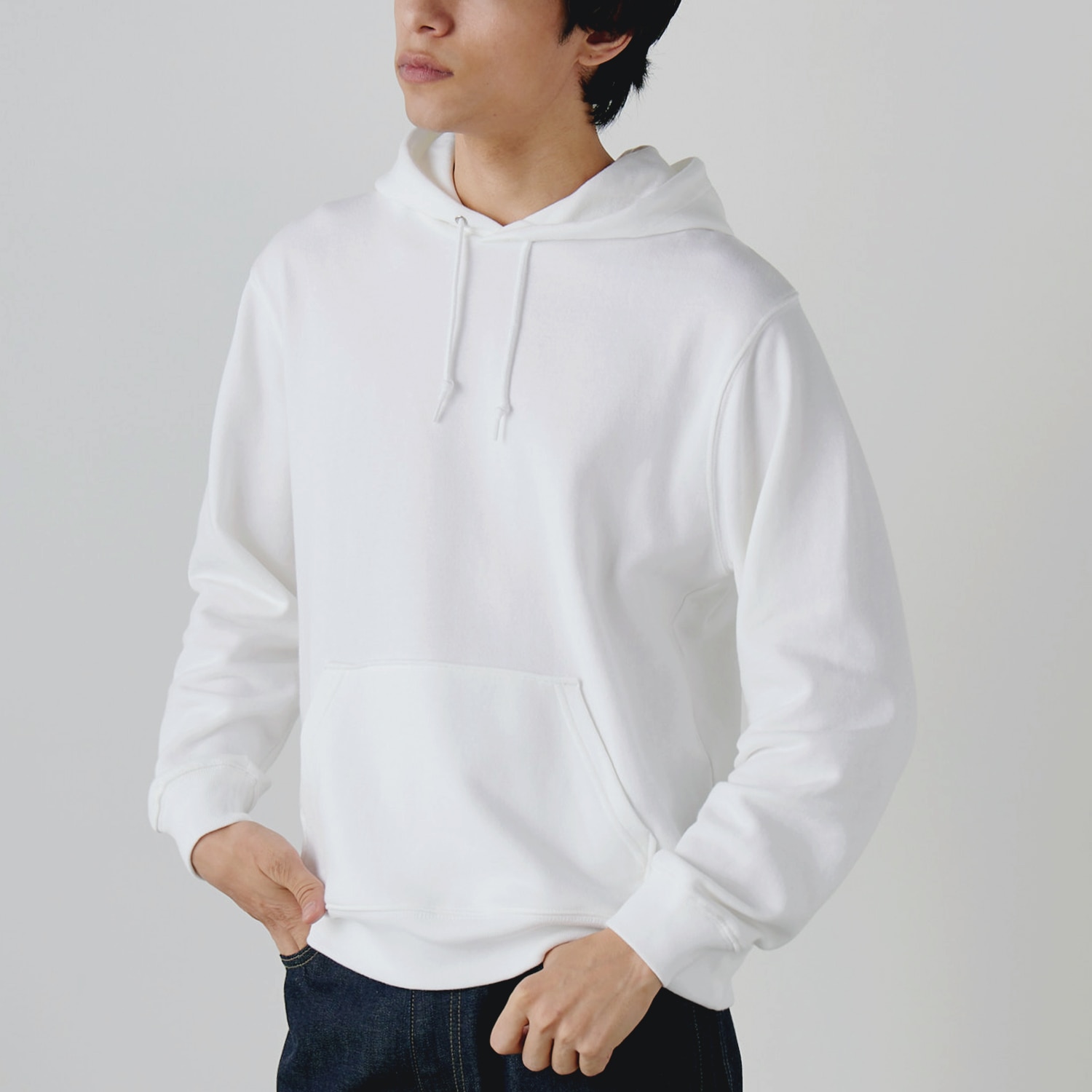 8.4oz フーデッドライトパーカー