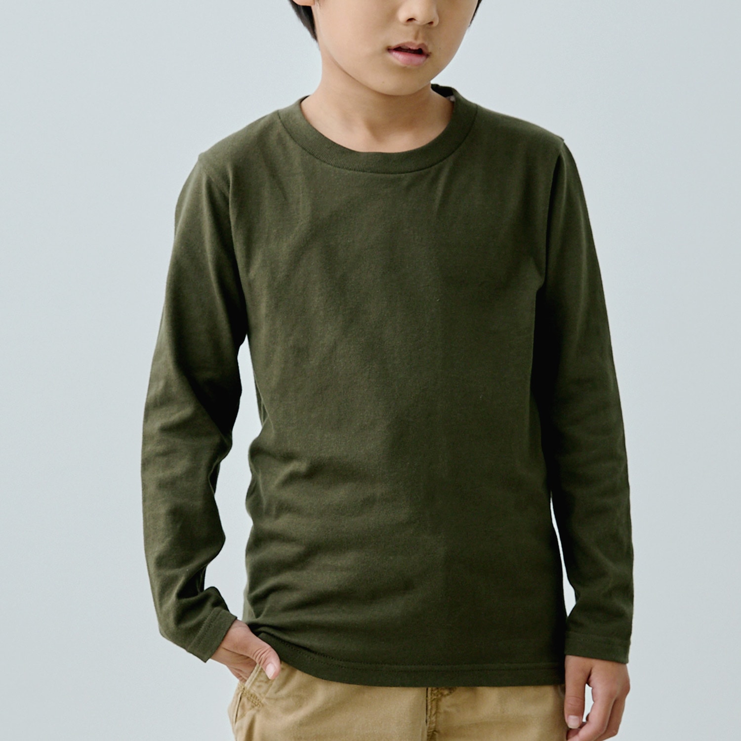 5.6oz ヘビーウェイト長袖Tシャツ（キッズ）