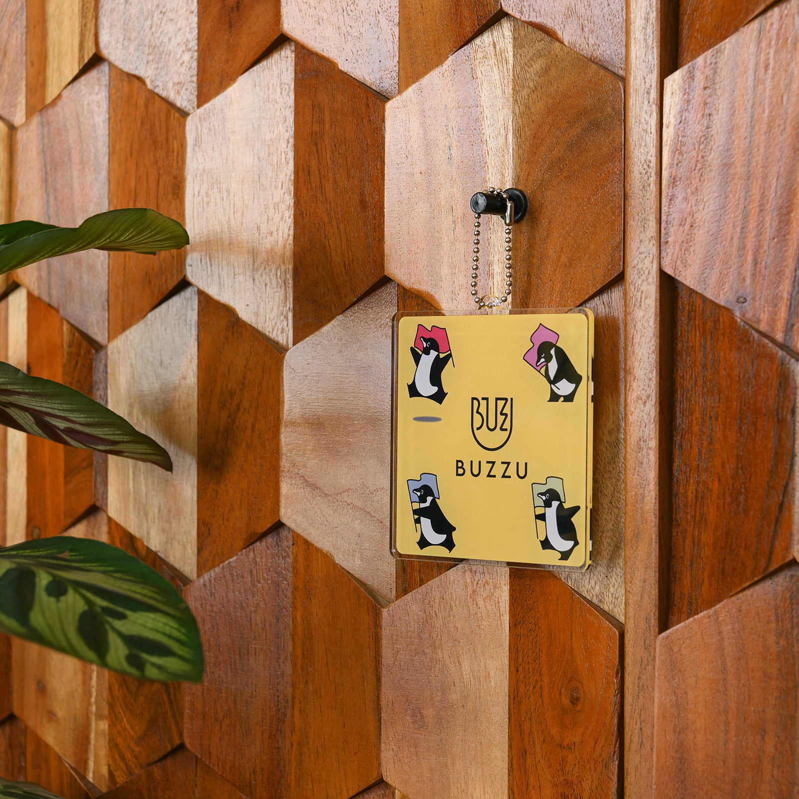 正方形キーホルダー（クリア）10cm