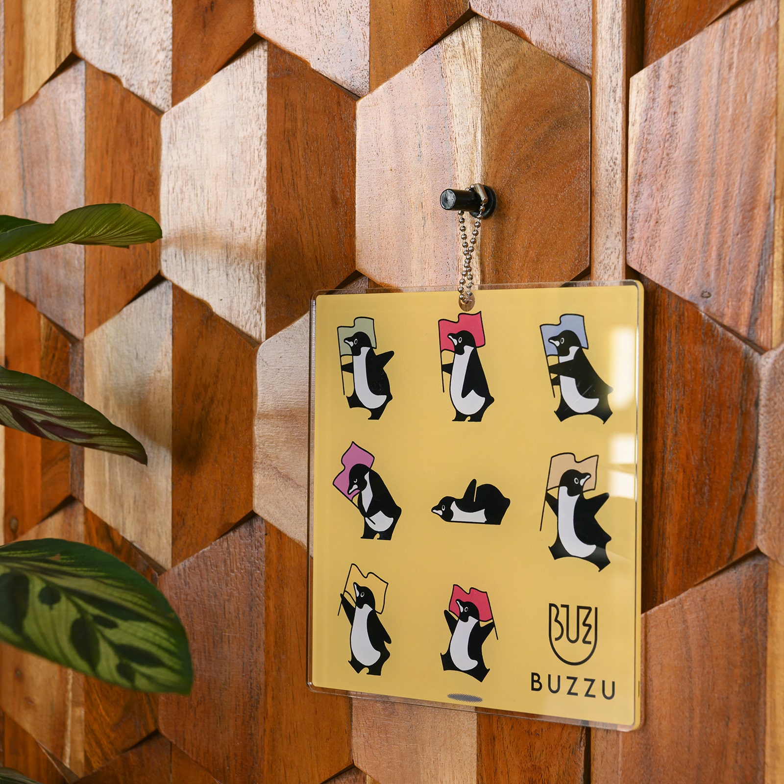 正方形キーホルダー（クリア）16cm