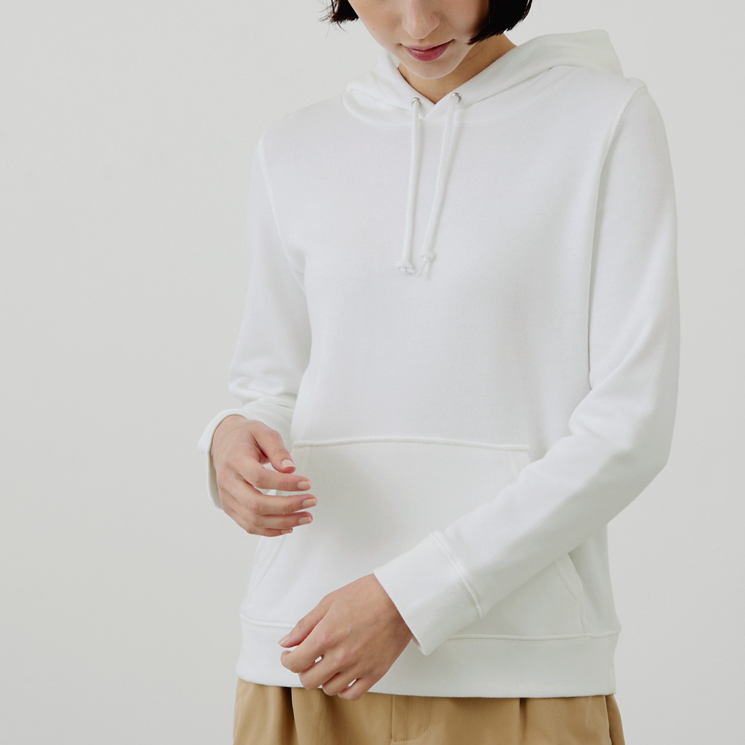 8.4oz フーデッドライトパーカー（レディース）