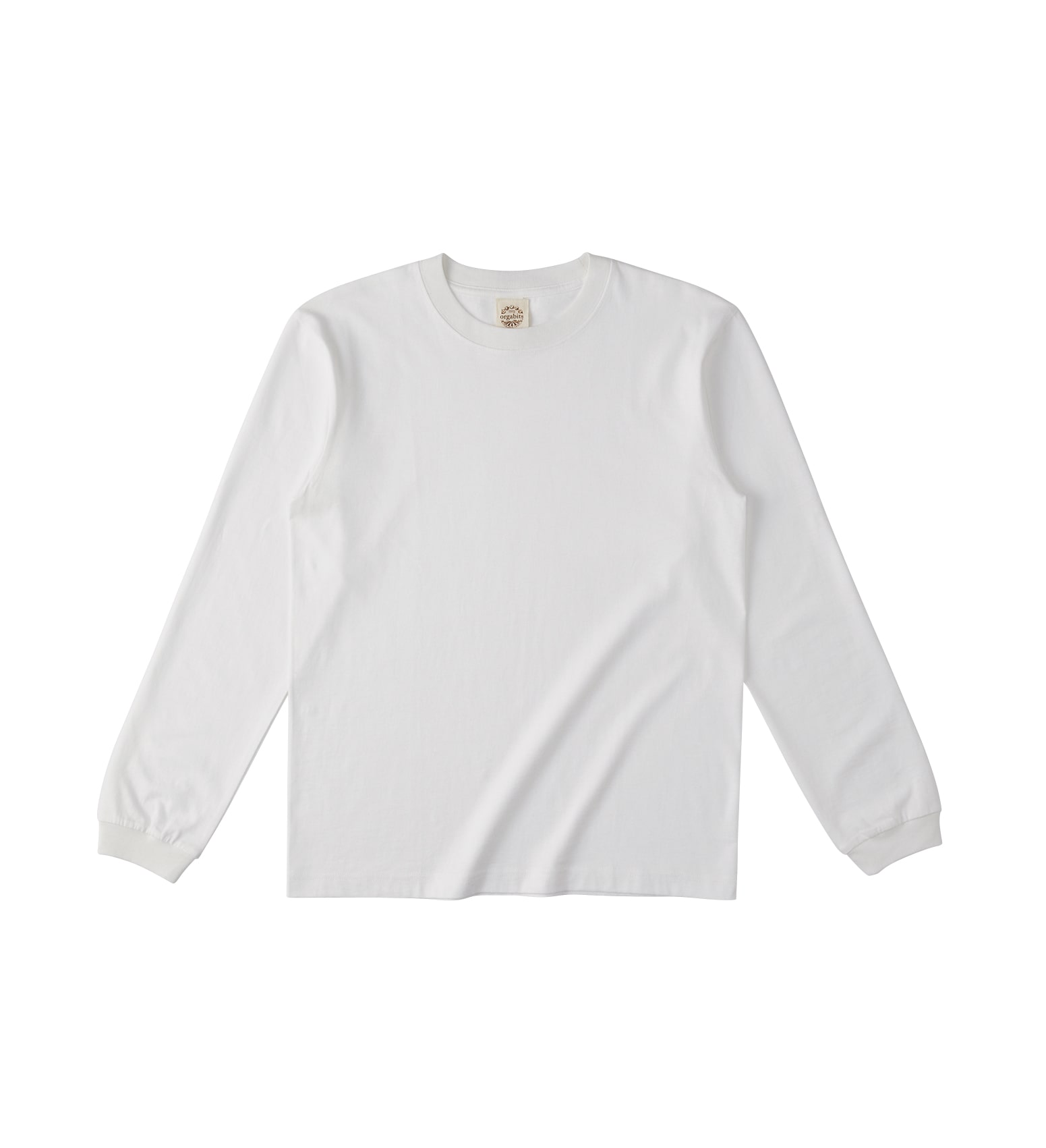 〈寄付ができる〉5.3oz オーガニックコットン長袖Tシャツ（リブ有り）