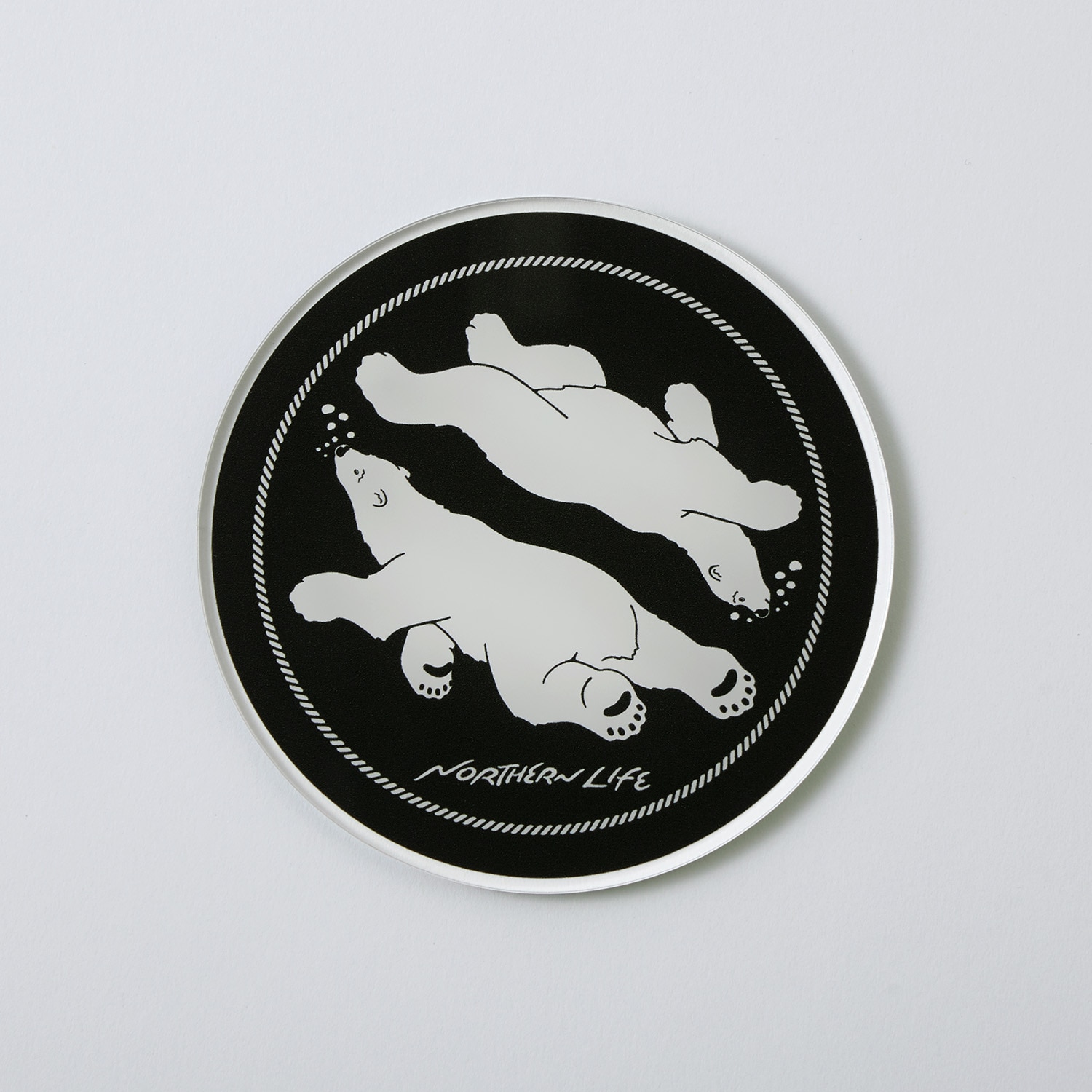 フルカラー印刷 アクリルコースター 円形