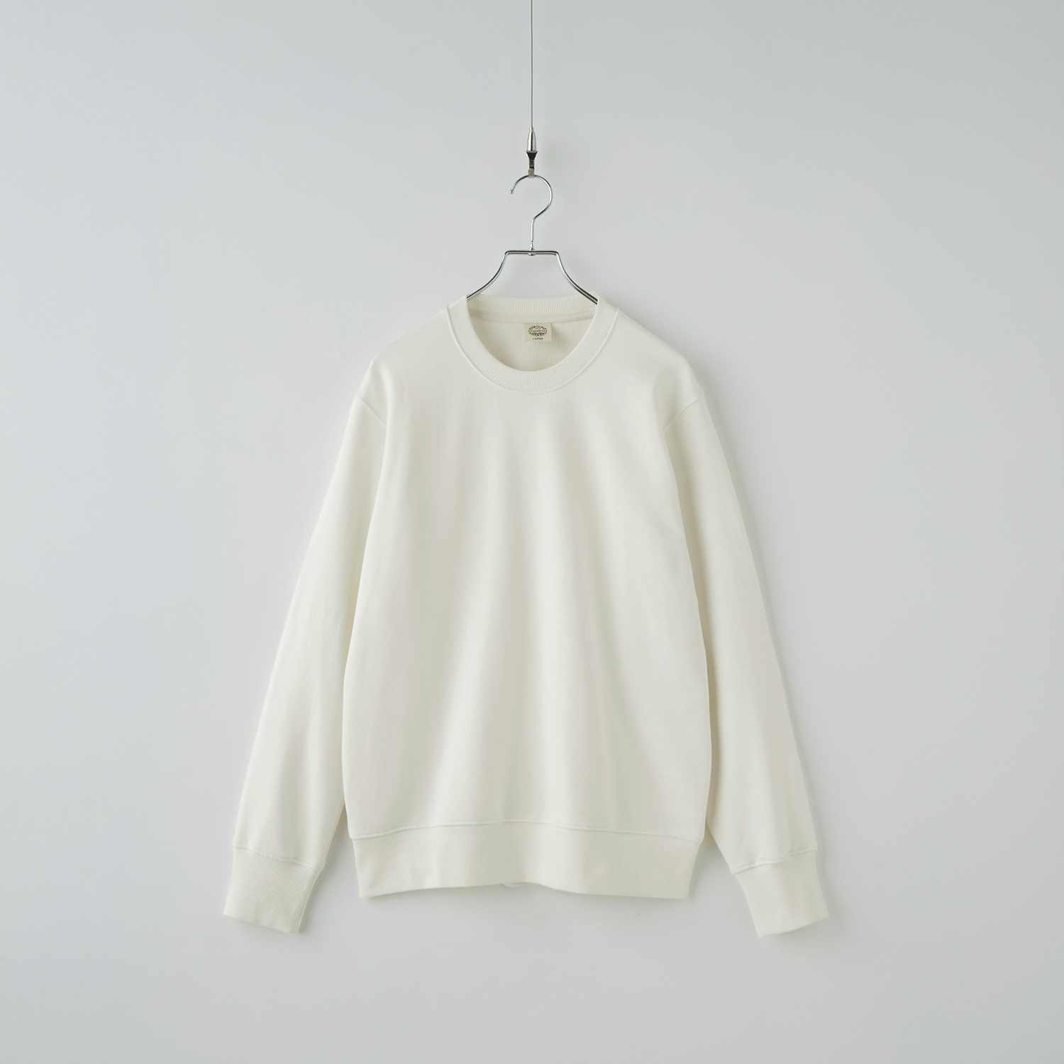 〈寄付ができる〉9.4oz オーガニックコットン クルーネックスウェット