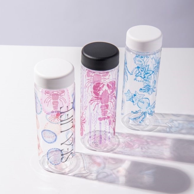 フルカラースリムクリアボトル 500ml