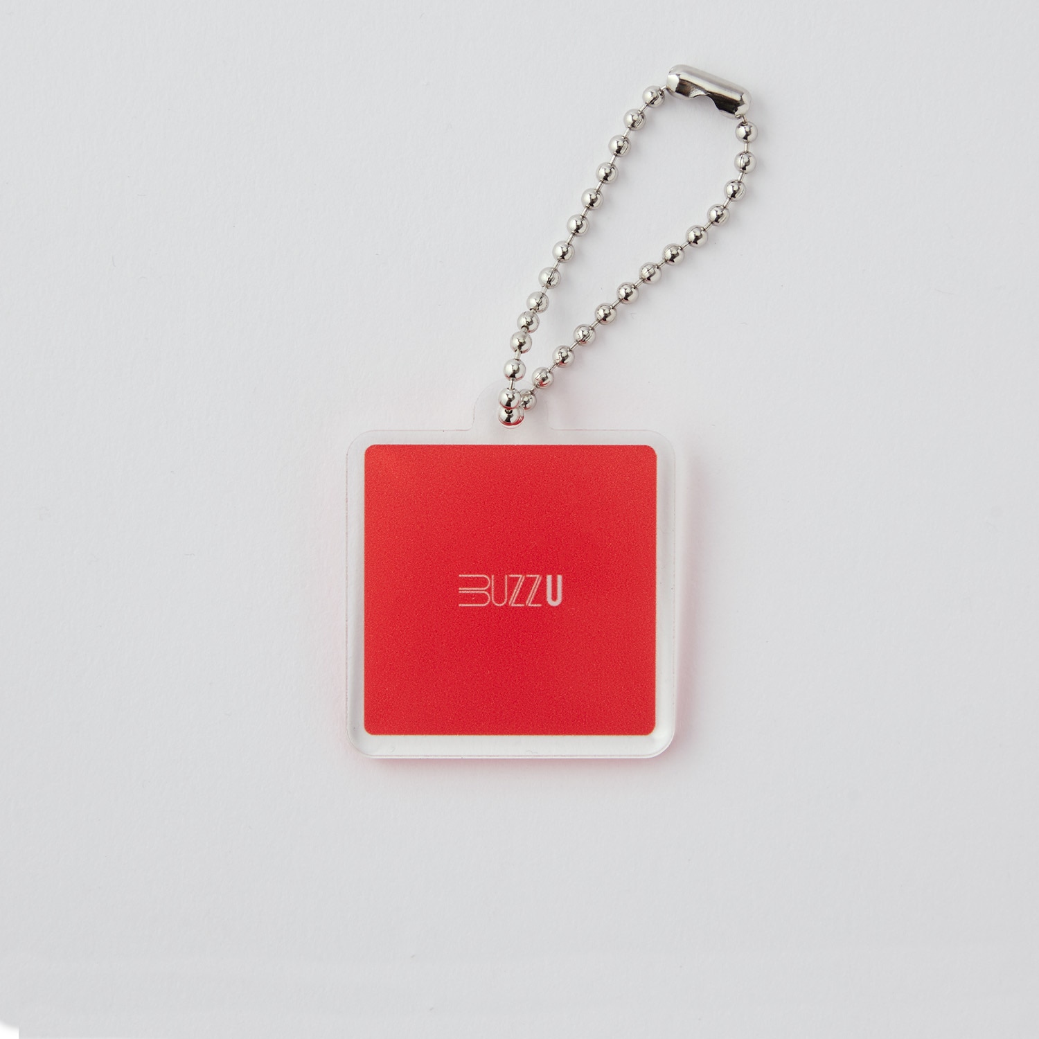 正方形キーホルダー（クリア）4cm