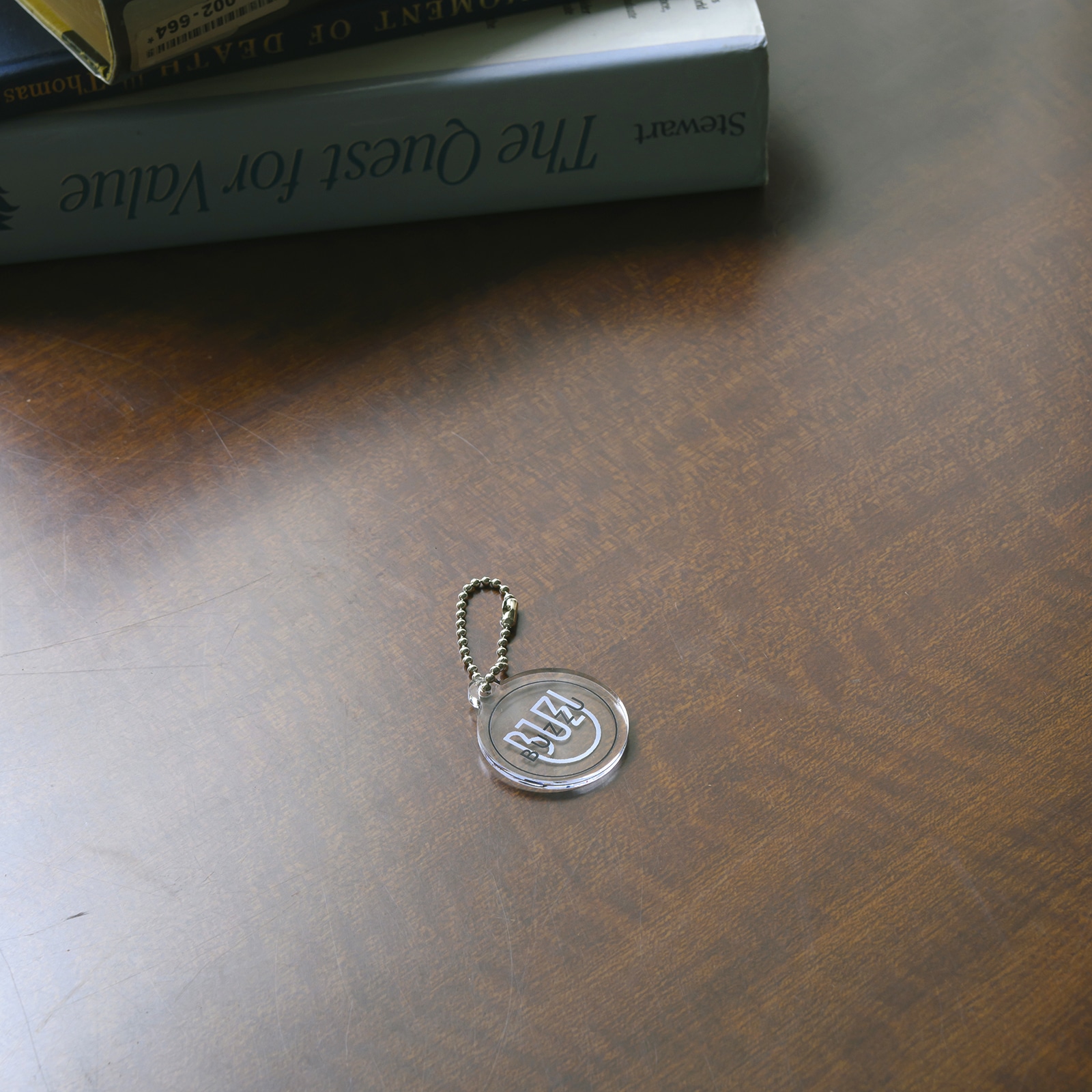 円形キーホルダー（クリア）4cm