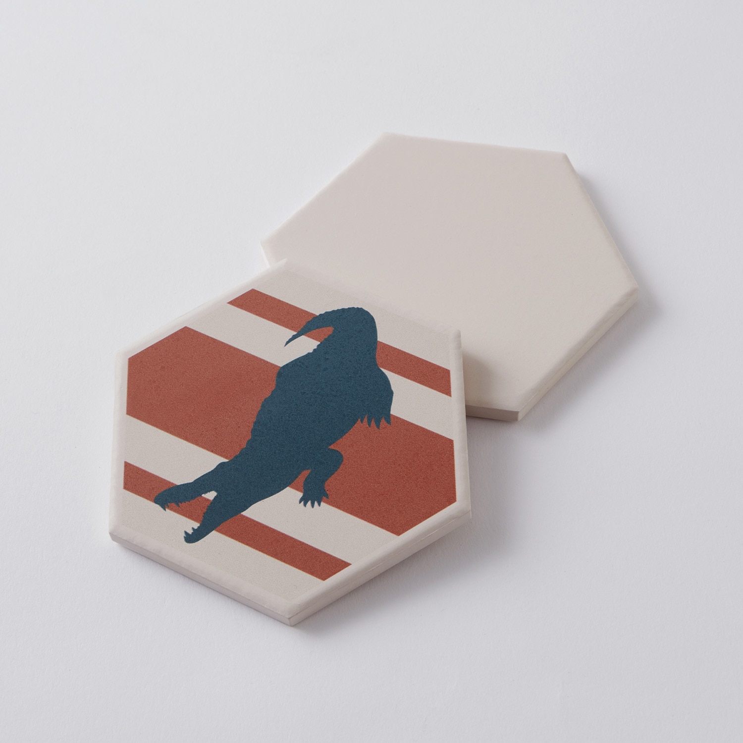 白雲石吸水コースター 六角形